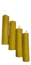 Comprar Velas De Miel Natural 12 Cm Cera Abeja 10 Piezas Amarillo Vela De Miel Natural 12 Cm Miel