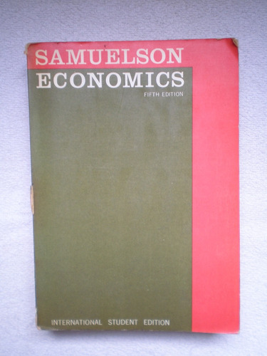 Economics An Introductory Analysis Paul A Samuelson 854p Eng