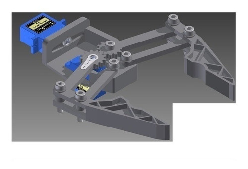 Pinza Robotica 8cm Apertura Servo Mg90 Arduino Garra Robot