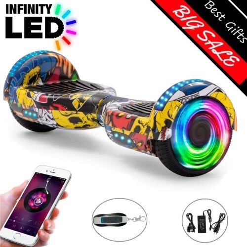 Patineta Electrica Hoverboard Con Blootooth + Led + Control 