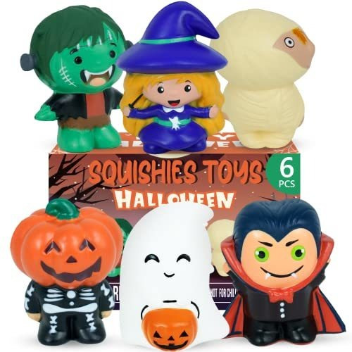 Halloween Squishies Juguetes Para Niños 6 Packs Xclhs