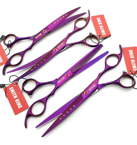 Juego De Tijeras Profesionales Para Peluquería Canina 7.0...