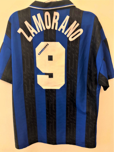 Camisa Internazionale 1996/97 Zamorano #9 Raríssima