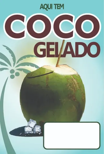 Banner Coco Gelado 40x60 | MercadoLivre