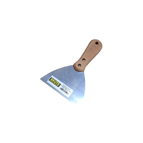 Espátula De Acero Mango De Madera 4cm Acero Templado Maxmeta