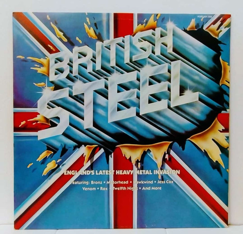 British Steel Heavy Metal Invasion - Lp Disco De Vinil