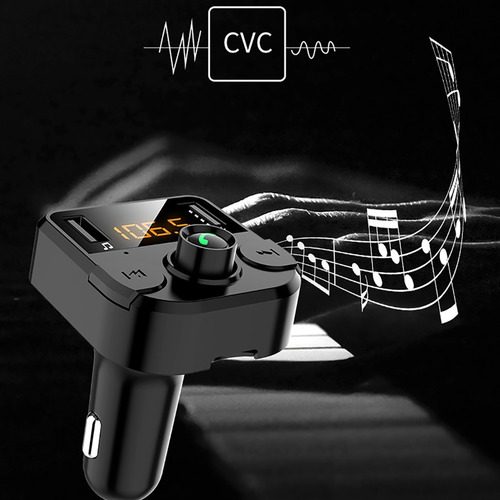 Imagen 9 de 10 de Receptor Bluetooth Autos Transmisor Fm Mp3 Carga Rapida Usb