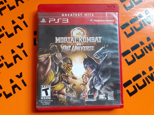 Mortal Kombat Vs Dc Ps3 Disco Con Detalles Envios Dom Play