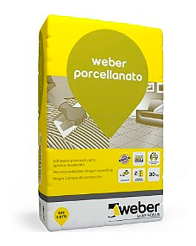 Pegamento Weber Porcelanato X30 Kg