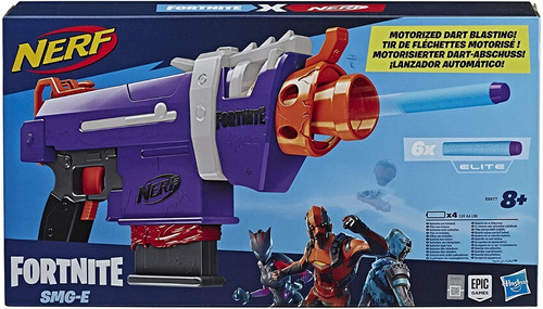 Lanzador Nerf Fortnite Smg Elite Dart Blaster / Diverti