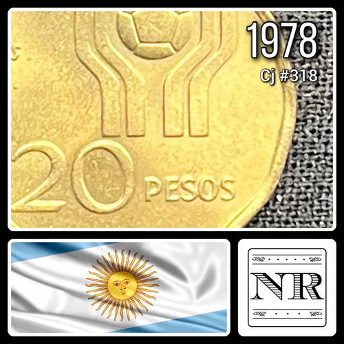 Argentina - 20 Pesos - Año 1978 - Cj #318 - Jugadores