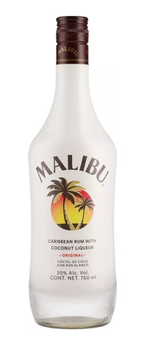 Malibu Ron Botella De 750 Ml