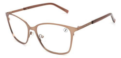 Armação De Grau Feminino Chilli Beans Marrom Dourado