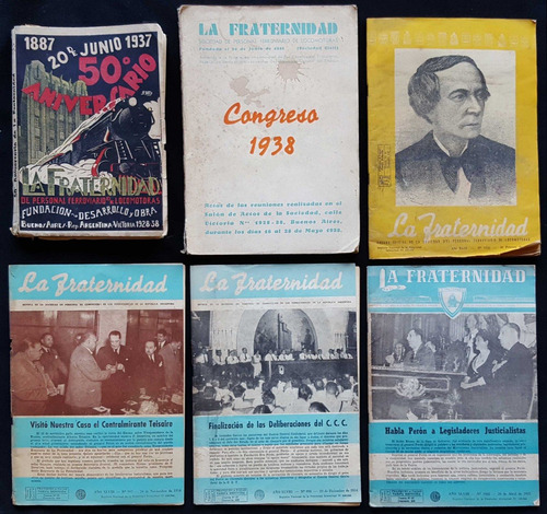 Antiguas Revistas La Fraternidad. Ferrocarril (las 6). 39348