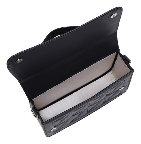 Bolsa Transversal Pequena Clutch De Ombro Bolsa Lateral Top Cor Preto