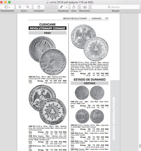 Imagen 3 de 5 de Moneda Catálogo 2019 North American Coins & Price Pdf