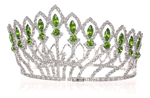Concurso De Belleza Para Novia, Corona Completa, Cristales V