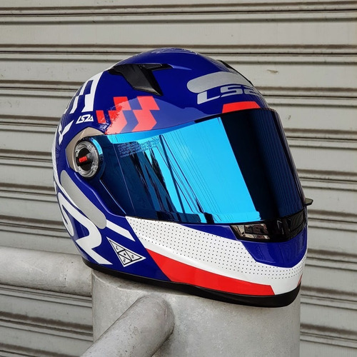 Capacete Ls2 Ff358 Tech 4 Estrelas Sharp + Viseira Extra