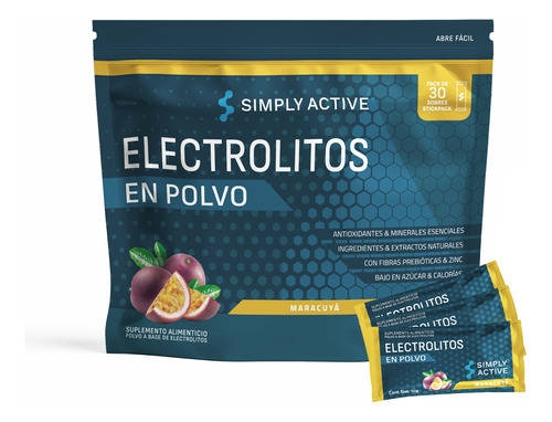 Electrolitos En Polvo | 30 Sticks | Ingredientes Naturales