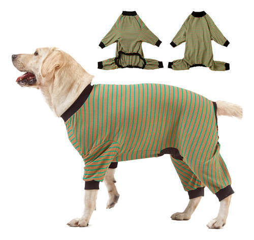 Lovinpet Pijama Para Perros Grandes, Camisa De Algodón Con.