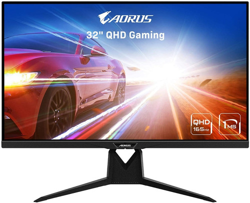 Aorus Fi32q Monitor Gamer 2k Qhd Ips 165hz 1ms Hdr400 32''