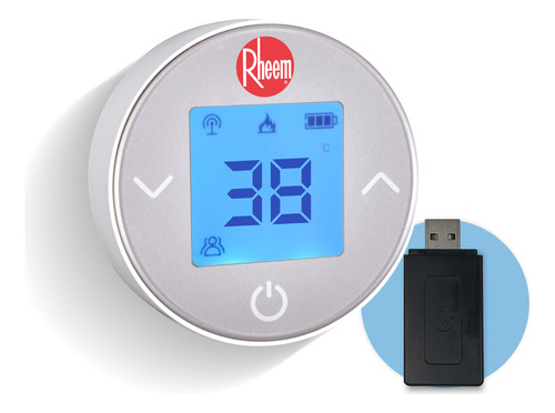 Calefont 18 L Gas Licuado T. Forzado + Control Digital Rheem