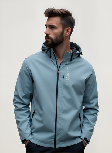 Chaqueta Impermeable A Prueba De Viento Transpirable Hombres