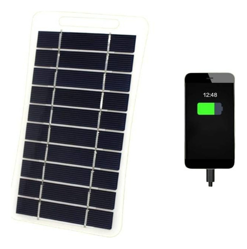 Cargador Solar Para Telefonos , iPad, Ipods, Audifonos