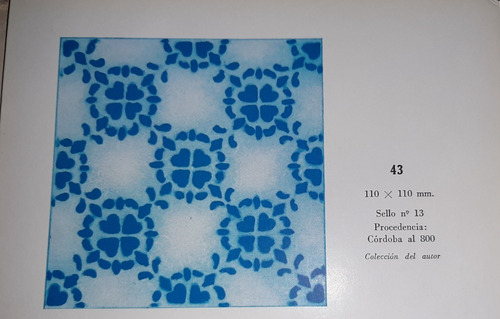 Imagen 3 de 6 de Antiguo Azulejo Pas De Calais N° 43 7711