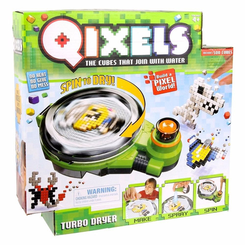 Qixels Turbo Dryer - Brinquedo De Montar