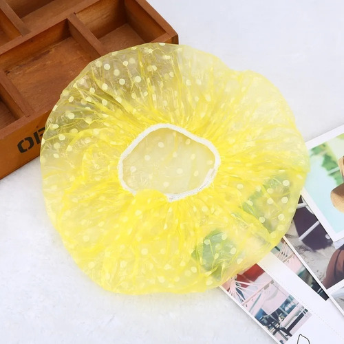 25 Gorros D Ducha P Cubrir Cabello Impermeables Reutilizable