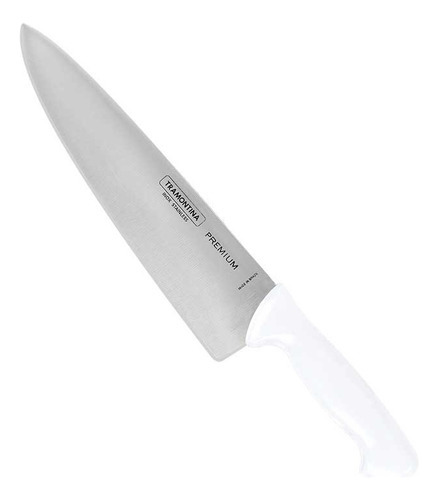 Cuchillo Chef 8 Pulgadas Premium Tramontina Color Blanco