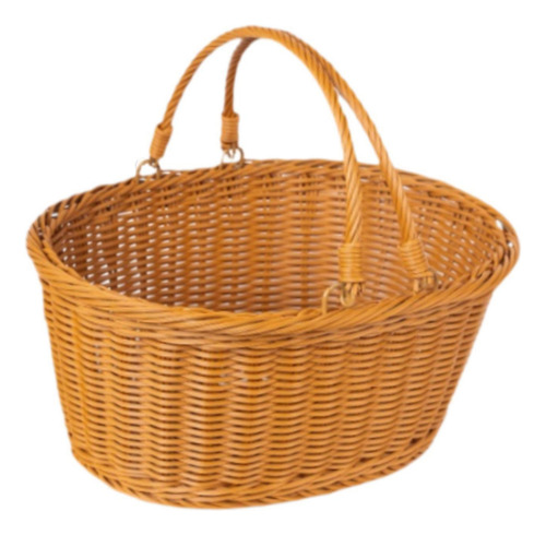 Cesta De Picnic Con Manijas De Canasta De 38 X 30 X 18 Cm