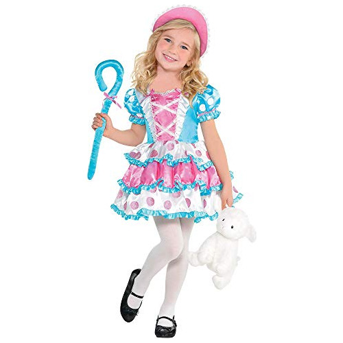 Disfraz De Halloween Little Bo Peep Niñas Incluye Acce...