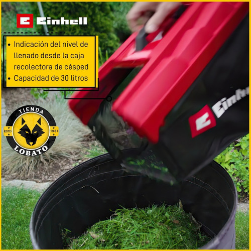 Imagen 5 de 9 de Cortadora De Pasto Eléctrica Einhell Ge-cm 33 Li Con Bateria