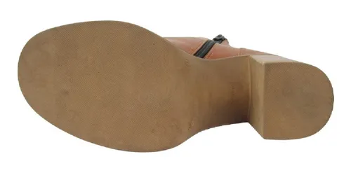 Botinetas Taco Alto Suela Negro Mujer 35 Al 40 5.999