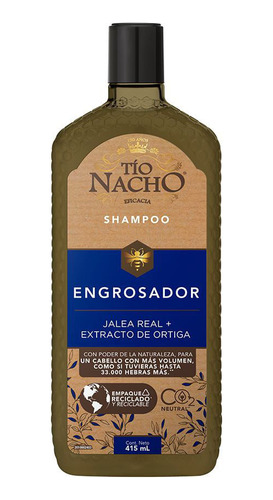 Shampoo Tío Nacho Engrosador X 415 Ml