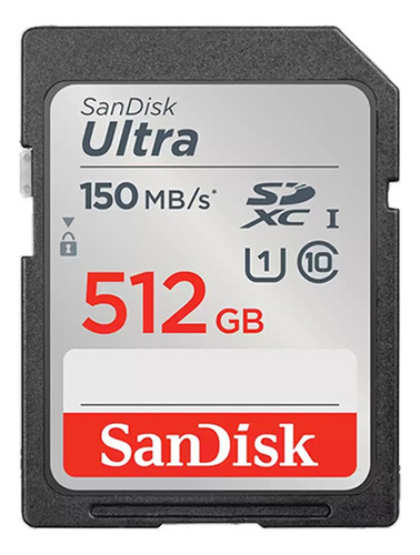Sandisk Tarjeta De Memoria Sd 512g Para Cámara 150mb/s Ultra