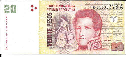 Bottero 3519 Billete Reposición De 20 Pesos Convert. - M.b.-