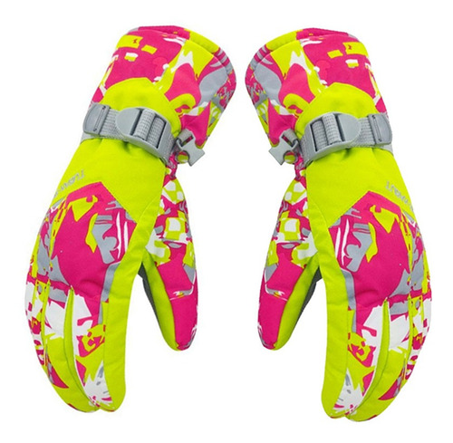2-5 a/ños beb/és para Invierno ni/ños ni/ños ni/ñas Guantes Calientes al Aire Libre a Prueba de Viento a Prueba de Viento Azul Marino Lamdoo Guantes de esqu/í para ni/ños