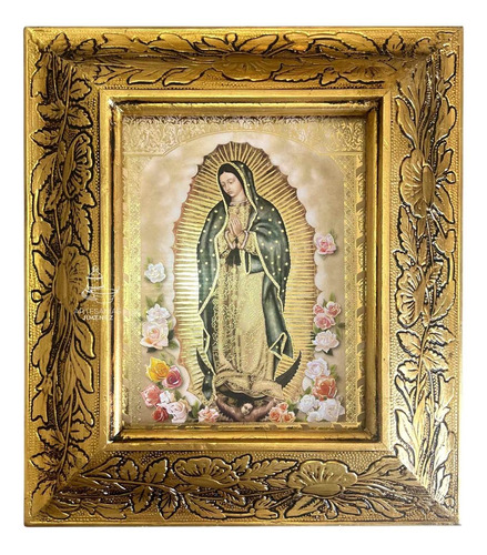 Cuadro Virgen De Guadalupe 31x26 Cm