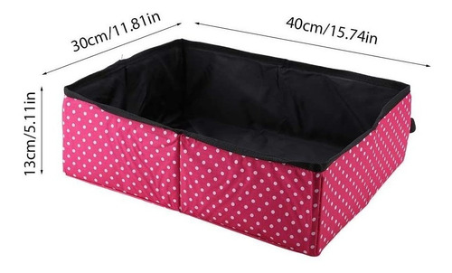 Imagen 4 de 6 de Arenero Plegable Portátil Impermeable Para Gato