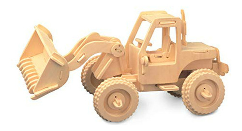 Puzzled Bulldozer 3d Rompecabezas (63 Piezas), 8.5 X 4 X 4