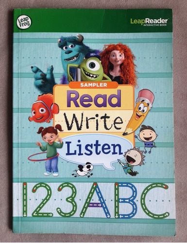 Librito Infantil Ingles Leap Reader Historias Cortas Pixar