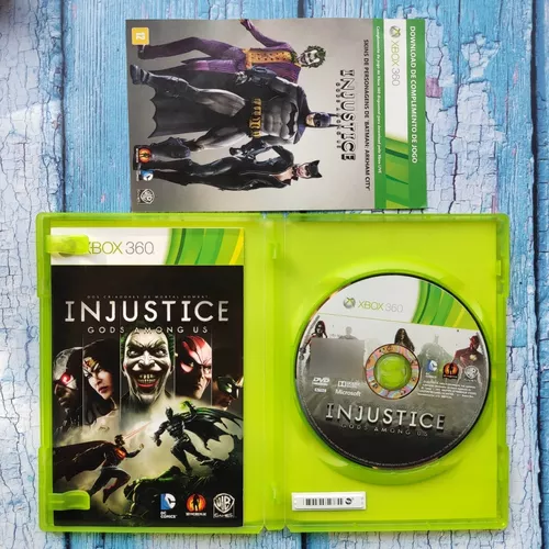 Jogo De Luta Liga Da Justiça Xbox 360 Original Injustice