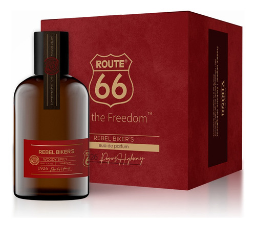 Parfum Rebel Biker's - Route 66 Perfume Masculino 100ml Original Viking Brand - Envio 24 Horas