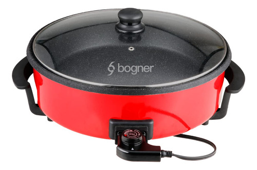 Bogner Sarten Electrica Redonda Con Recubrimiento Antiadhere