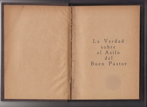 1929 Sobre El Asilo Del Buen Pastor Carcel Mujeres Uruguay