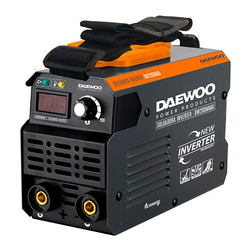 Soldadora Inverter 200 Amp Daewoo Industrial Display Digital