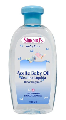 Simonds Aceite Baby Oil Hipoalergenico 200 Ml